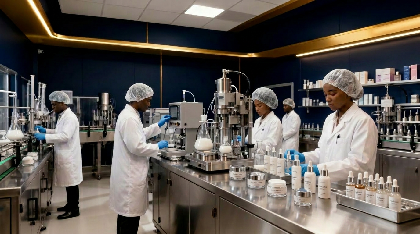 Granels cosmetic manufacturing facility